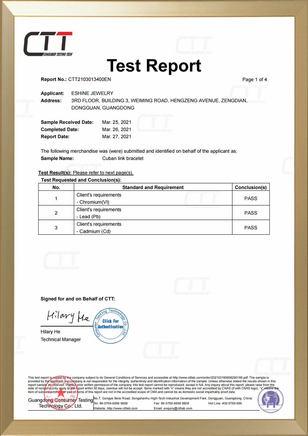 CTT Bleifrei-Testbericht