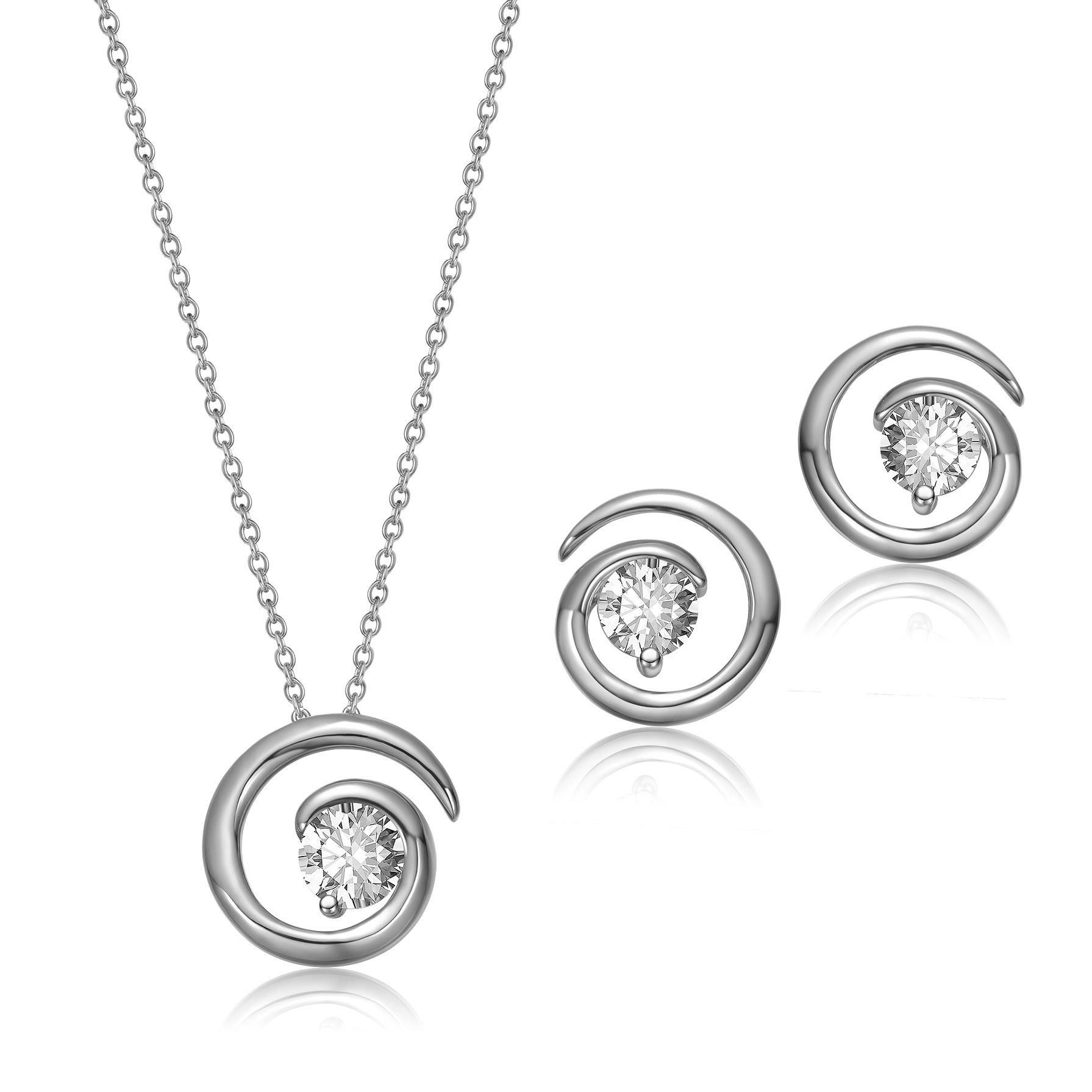 Circle Swirl Pendants