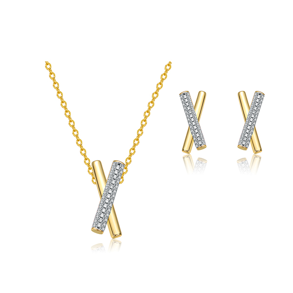 アクセサリー  ORDER SOLID STAR WITH PAVE CZ Pandora Pavé CZ Asymmetric Star Collier Necklace